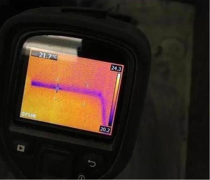 One of our infrared cameras used to detect damage